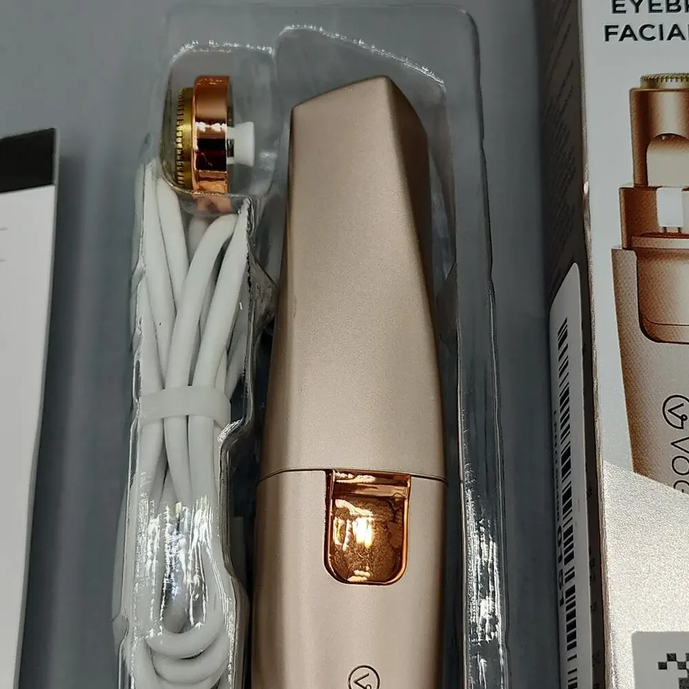Facial Hair Remover Eyebrow Trimmer Rechargeable Vogcrest